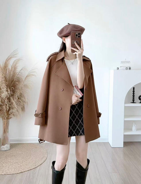 Women Short Trench Coat